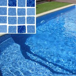 Пленка мозаика для бассейна (Mosaic blue) SGBD-160 Elbtal-plastics