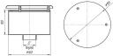 Водозабор с антивихревой крышкой Р5-03 (д.165 плитка)