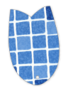 Пленка мозаика для бассейна (Mosaic blue) SGBD-160 Elbtal-plastics